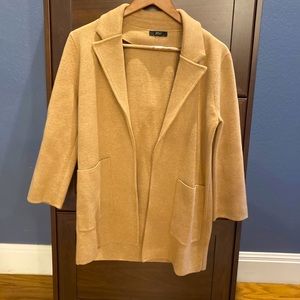 J. Crew Sophie Collared Merino Wool Blend Sweater Blazer